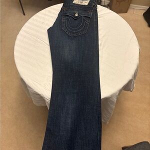 True Religion Men’s Dark Blue Straight Jeans